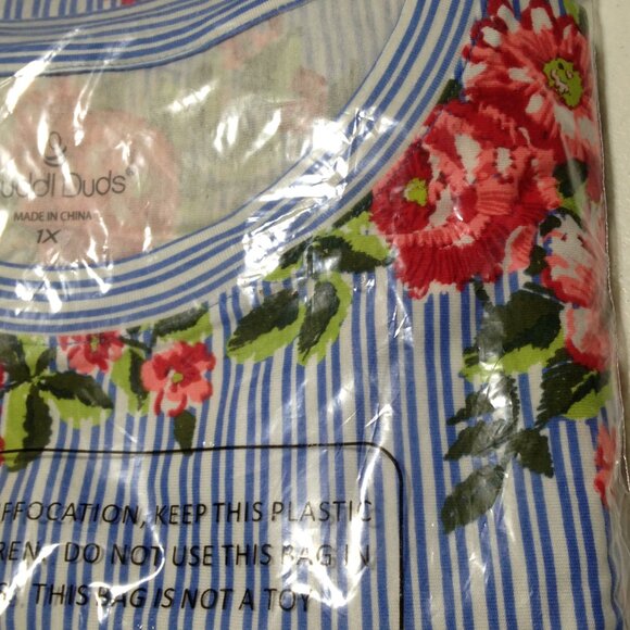 NEW 1X Cuddl Duds Cotton Touch Dolman Tunic & Gaucho Pant Set with pockets (QVC) - Picture 9 of 10